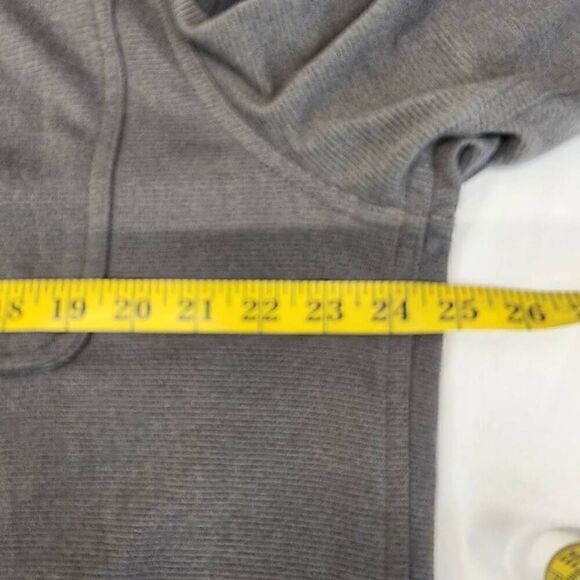 L.L. Bean Grey Long-Sleeve Button-up Shirt Jacket Men's Size L I1 - Picture 6 of 8